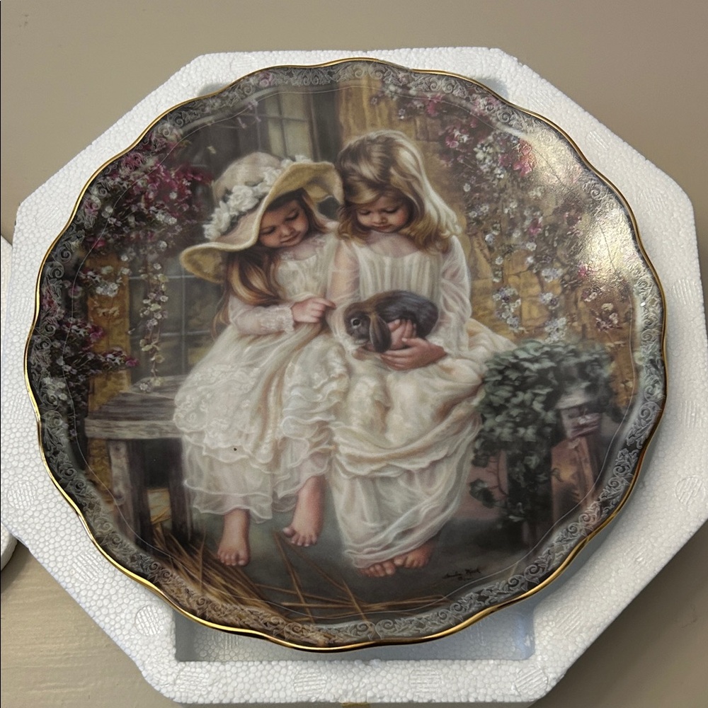 Collector plate Sandra Kuck loves gentle touch